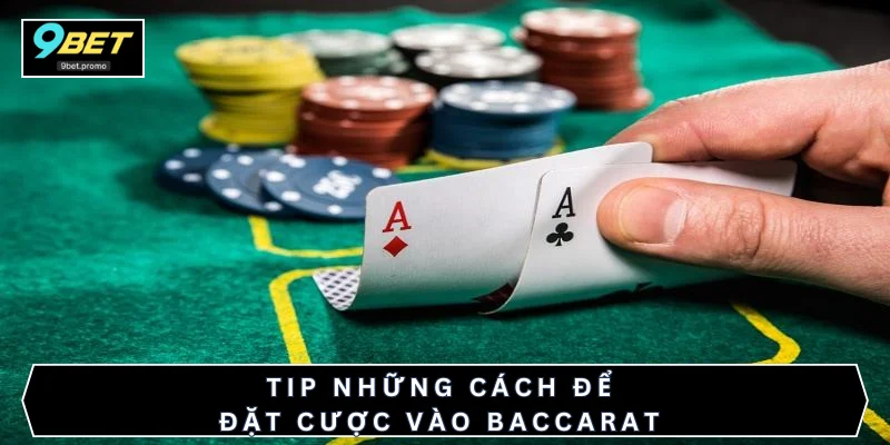 Tip những cách để đặt cược vào Baccarat 